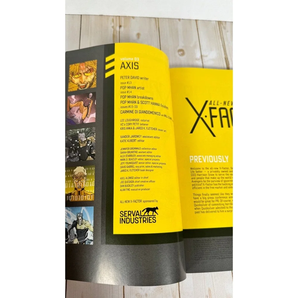 All-New X-Factor Vol 3 Axis Peter David 2015 TPB Marvel Comics